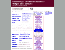 Tablet Screenshot of calculatorigo.com